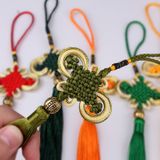 Dây đồng tâm cạnh vàng trang trí set quà Tết - MTT0025