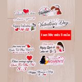 BANNER chủ đề Happy Birthday, Valentine, 8/3, 20/10, 20/11 (1 set 50) - PKK0080