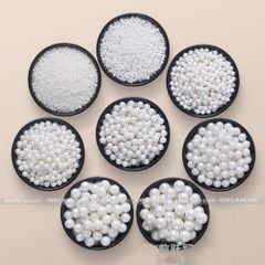 Bi đường tròn lọ 100g màu Trắng - COM0003