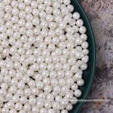 Bi đường tròn lọ 100g màu Trắng - COM0003