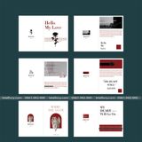 Thiệp giấy gấp đôi HOT TREND - PKK0066