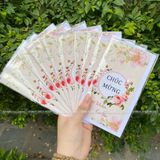 Thiệp dài kèm phong bì (1 set 10 chiếc) - PKK0084