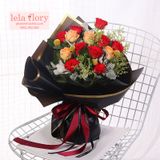 GIẤY BÓNG MỜ VIỀN I LOVE YOU SO MUCH (1 xấp 20 tờ) - GIA0030