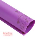 GIẤY BÓNG MỜ TRÁI TIM (1 xấp 20 tờ)- GIA0049