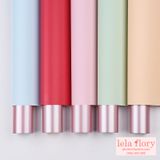 GIẤY 1 MẶT HỒNG GOLD (1 xấp 20 tờ) - GIA0054