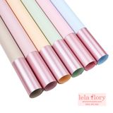 GIẤY 1 MẶT HỒNG GOLD (1 xấp 20 tờ) - GIA0054