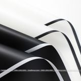 Giấy gói hoa viền đen trắng (1 xấp 20 tờ) - GIA0063