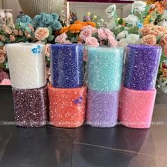 GIẤY GÓI HOA LƯỚI TUYẾT CUỘN NGẮN - GIA0066