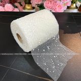 GIẤY GÓI HOA LƯỚI TUYẾT CUỘN NGẮN - GIA0066