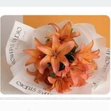GIẤY GÓI HOA TRẮNG VIỀN CHỮ CÓ THẤM NƯỚC (1 xấp 20 tờ) - GIA0072