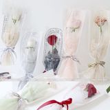 Giấy gói hoa 1 bông bóng kính hình vòm chữ Love You (1 xấp 20 cái) - GIA0075