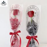 Giấy gói hoa 1 bông bóng kính hình vòm chữ Love You (1 xấp 20 cái) - GIA0075