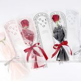 Giấy gói hoa 1 bông bóng kính hình vòm chữ Love You (1 xấp 20 cái) - GIA0075