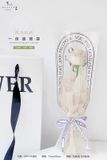 Giấy gói hoa 1 bông bóng kính hình vòm chữ Love You (1 xấp 20 cái) - GIA0075