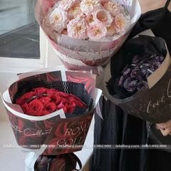 Giấy gói hoa hồng chữ Romantic Collector thấm nước (1 xấp 10 tờ) - GIA0098