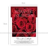 Giấy gói hoa hồng chữ Romantic Collector thấm nước (1 xấp 10 tờ) - GIA0098