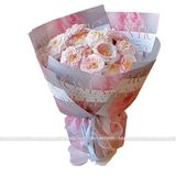 Giấy gói hoa hồng chữ Romantic Collector thấm nước (1 xấp 10 tờ) - GIA0098