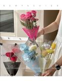 Túi Bring flowers trong suốt mix màu (1 xấp 20 tờ) - GIA0101