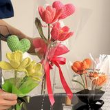 Túi Bring flowers trong suốt mix màu (1 xấp 20 tờ) - GIA0101