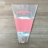 Túi Bring flowers trong suốt mix màu (1 xấp 20 tờ) - GIA0101