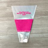 Túi Bring flowers trong suốt mix màu (1 xấp 20 tờ) - GIA0101