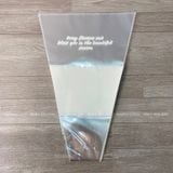 Túi Bring flowers trong suốt mix màu (1 xấp 20 tờ) - GIA0101