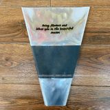 Túi Bring flowers trong suốt mix màu (1 xấp 20 tờ) - GIA0101