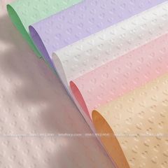Giấy gói hoa trái tim dập nổi (1 tập 10 tờ) - GIA0102