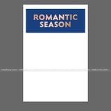 Giấy ROMANTIC SEASON gói hoa tươi, hoa sáp (1 tập 10 tờ) - GIA0106