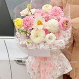Giấy nến nhún hoa nhí gói hoa (xấp 20 tờ kt 50*39cm) - GIA0107