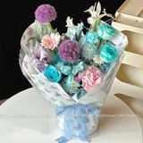 Giấy sần họa tiết gói hoa tươi, hoa sáp (1 xấp 10 tờ) - GIA0109