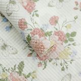 Giấy sần họa tiết gói hoa tươi, hoa sáp (1 xấp 10 tờ) - GIA0109