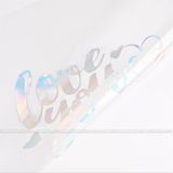 Giấy trong in chữ Love you gói hoa (xấp 15 tờ) - GIA0110