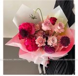 Giấy thạch loang màu siêu Hot gói hoa (xấp 20 tờ) - GIA0112