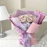 Giấy trắng mờ chữ Love gói hoa (tập 20 tờ) - GIA0113