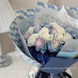 Giấy trắng mờ chữ Love gói hoa (tập 20 tờ) - GIA0113