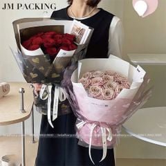 Giấy kính trái tim (xấp 20 tờ) - GIA0114