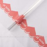 Giấy trong trái tim gói hoa sáp, hoa tươi (tập 20 tờ) - GIA0116