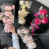 Giấy nến nhún nơ chuyên gói hoa tươi, hoa sáp ( xấp 20 tờ kt 50*70cm) - GIA0120