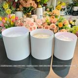 Hộp trụ tròn Fomex không quai cắm hoa tươi, hoa sáp, giỏ cắm hoa - GIO0003