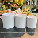 Hộp trụ tròn Fomex không quai cắm hoa tươi, hoa sáp, giỏ cắm hoa - GIO0003