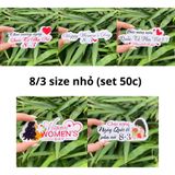 BANNER chủ đề Happy Birthday, Valentine, 8/3, 20/10, 20/11 (1 set 50) - PKK0080