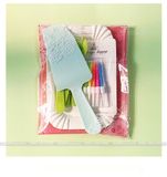 Bộ dao đĩa dĩa tròn kèm nến 10 phần - MDD0005