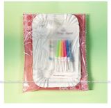 Bộ dao đĩa dĩa tròn kèm nến 10 phần - MDD0005