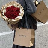 Túi xi măng ROMANTIC dùng đựng bó hoa, đựng quà (1 chiếc) -THH0163