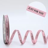 Ruy băng gân Just for you bản 1cm làm nơ đẹp - RUY0047