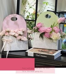 Túi bảng vòm cắm hoa tươi, hoa sáp (1 chiếc) - THH0160