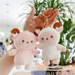 Gấu bông cừu size 13cm - PKK0107