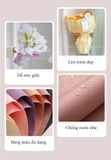 Cuộn giấy mỹ thuật dùng gói hoa tươi, hoa sáp (cuộn 8 yard) - GIA0121