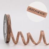 Ruy băng gân Just for you bản 1cm làm nơ đẹp - RUY0047